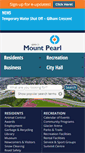 Mobile Screenshot of mountpearl.ca