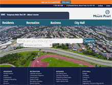 Tablet Screenshot of mountpearl.ca